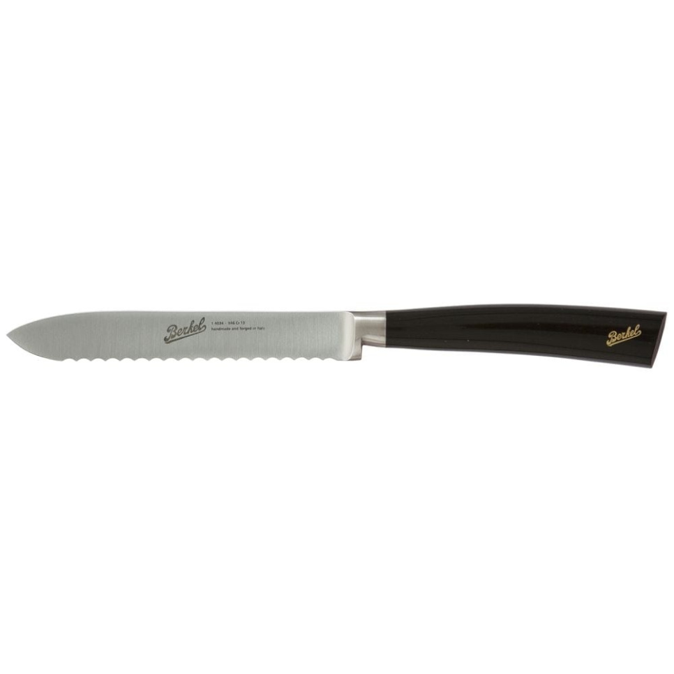 Allkniv, 12 cm, Elegance Glossy Black - Berkel i gruppen Matlaging / Kjøkkenkniver / Allsidige kniver hos The Kitchen Lab (1870-23941)