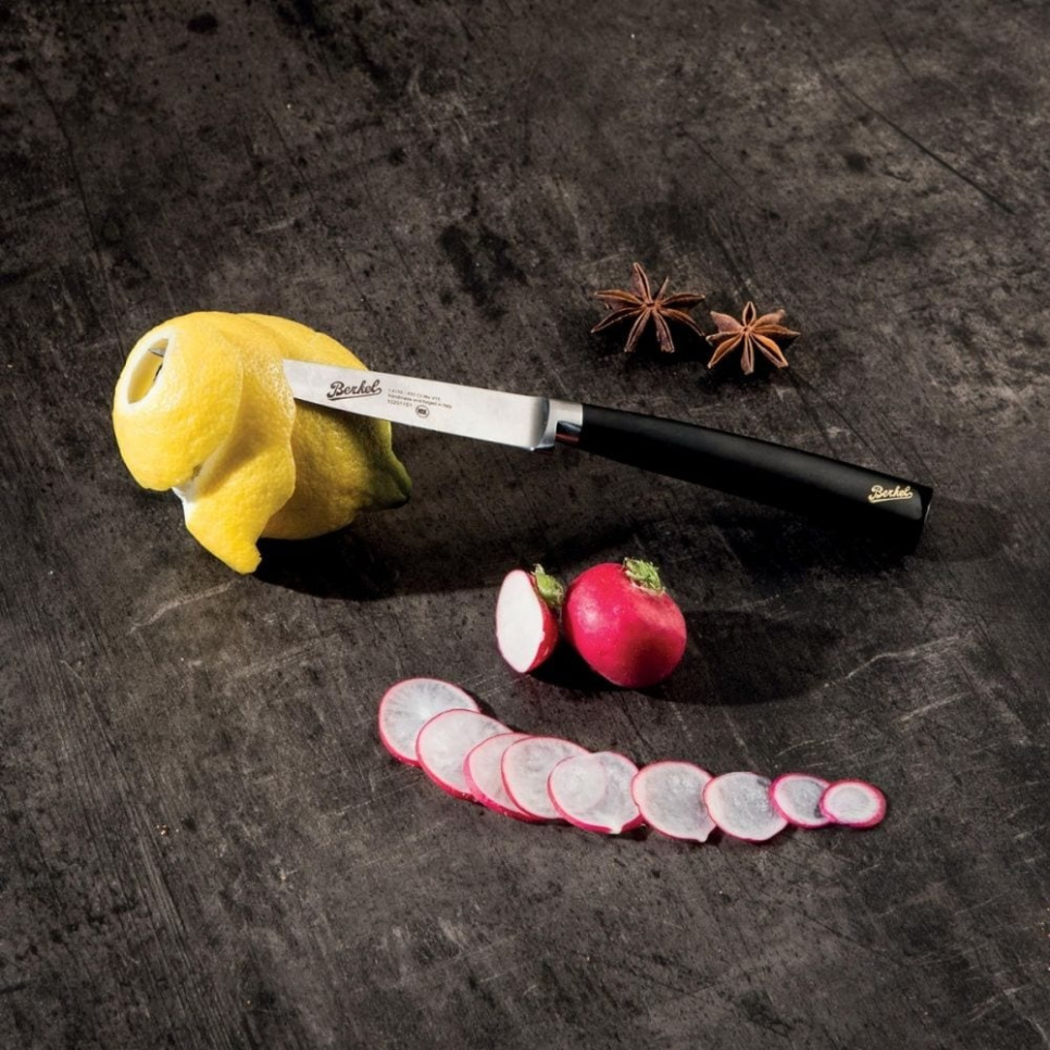 Allkniv, 12 cm, Elegance Glossy Black - Berkel