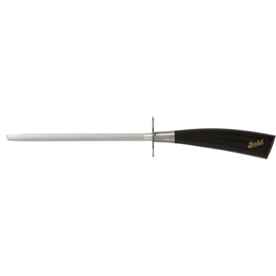 Brynestål, 20 cm, Elegance Glossy Black - Berkel i gruppen Matlaging / Kjøkkenkniver / Knivstell / Slipestål og slipestein hos The Kitchen Lab (1870-23942)