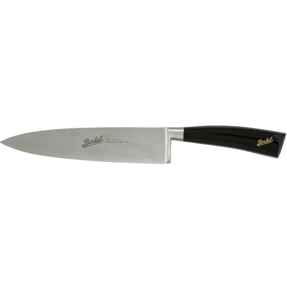 Kokkekniv, 20 cm, Elegance Glossy Black - Berkel i gruppen Matlaging / Kjøkkenkniver / Kokkekniver hos The Kitchen Lab (1870-23945)