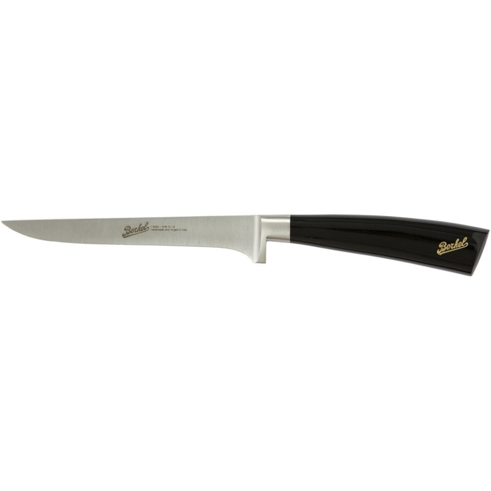 Utbeningskniv, 16 cm, Elegance Glossy Black - Berkel i gruppen Matlaging / Kjøkkenkniver / Utbeningskniv hos The Kitchen Lab (1870-23947)