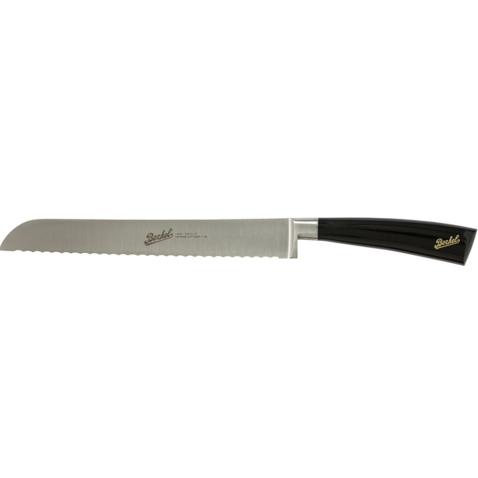 Brødkniv, 22 cm, Elegance Glossy Black - Berkel i gruppen Matlaging / Kjøkkenkniver / Brødkniver hos The Kitchen Lab (1870-23949)