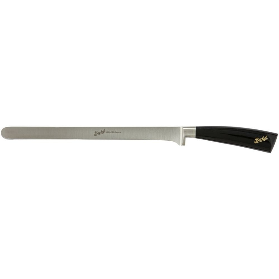 Skinkekniv, 26 cm, Elegance Glossy Black - Berkel i gruppen Matlaging / Kjøkkenkniver / Lakse- og skinkekniver hos The Kitchen Lab (1870-23950)