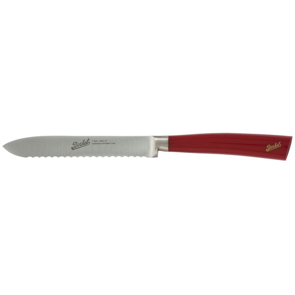 Allkniv, 12 cm, Elegance Red - Berkel i gruppen Matlaging / Kjøkkenkniver / Allsidige kniver hos The Kitchen Lab (1870-23958)