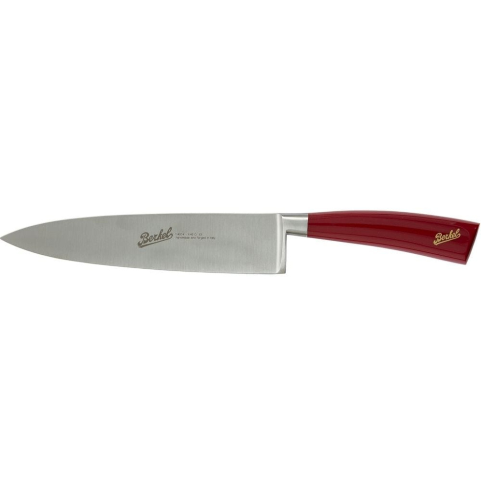 Kokkekniv, 20 cm, Elegance Rød - Berkel i gruppen Matlaging / Kjøkkenkniver / Kokkekniver hos The Kitchen Lab (1870-23962)