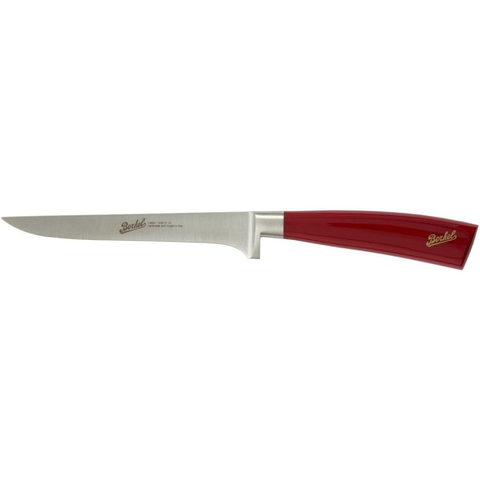 Utbeningskniv, 16 cm, Elegance Red - Berkel i gruppen Matlaging / Kjøkkenkniver / Utbeningskniv hos The Kitchen Lab (1870-23964)