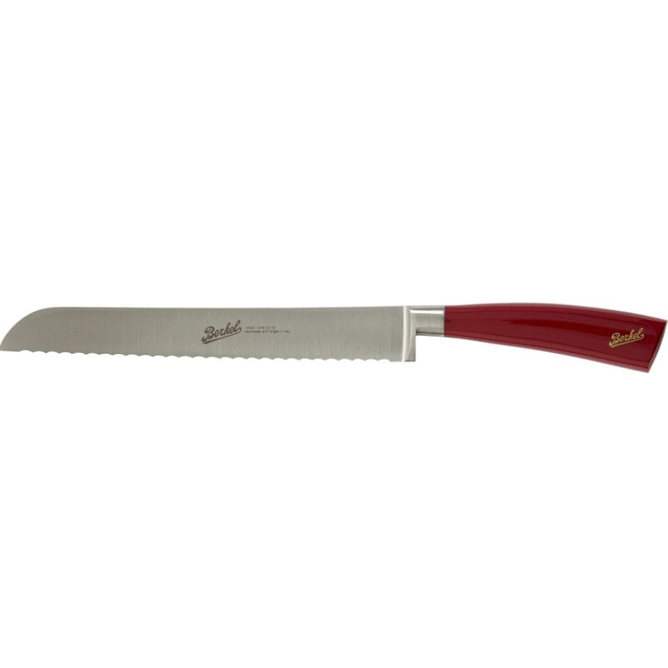 Brødkniv, 22 cm, Elegance Red - Berkel i gruppen Matlaging / Kjøkkenkniver / Brødkniver hos The Kitchen Lab (1870-23966)