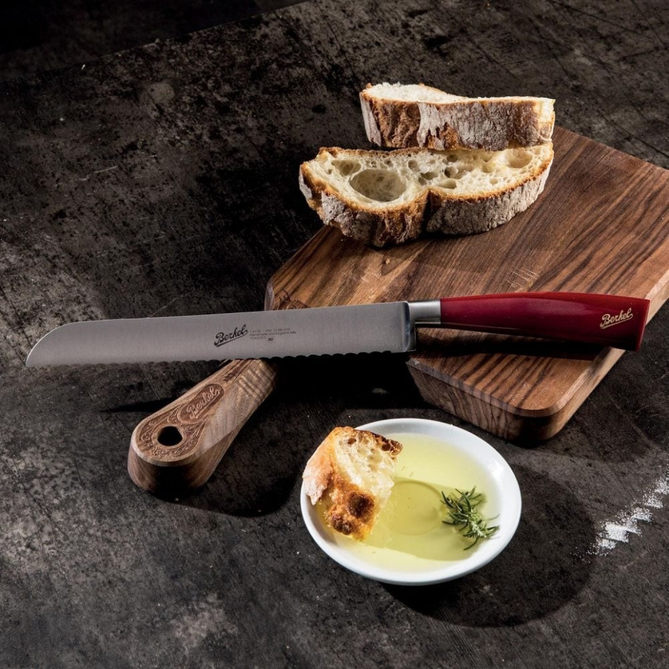 Brødkniv, 22 cm, Elegance Red - Berkel Brødkniv, 22 cm, Elegance Red - Berkel