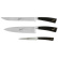 Knivsett i tre deler, Elegance Glossy Black - Berkel