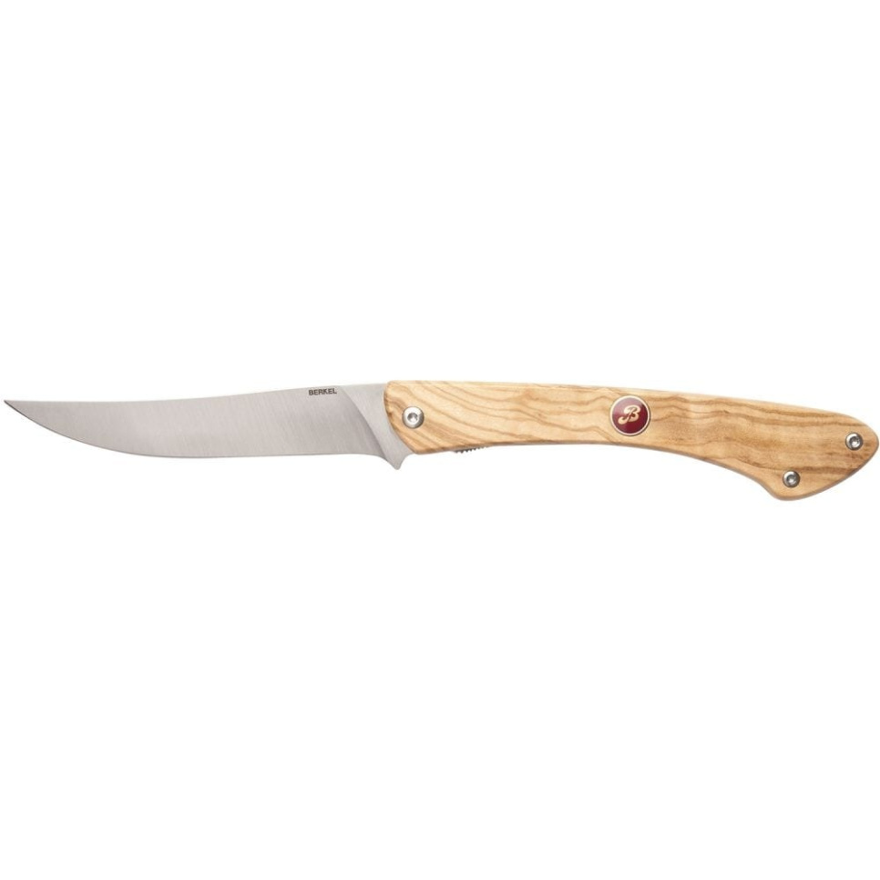 Foldekniv, 12 cm, med skaft av oliventre - Berkel i gruppen Matlaging / Kjøkkenkniver / Andre kniver hos The Kitchen Lab (1870-24006)