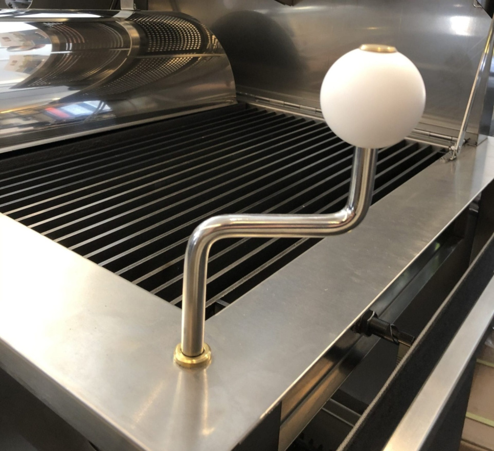 Kullgrill, rustfritt stål - Mälarögrillen