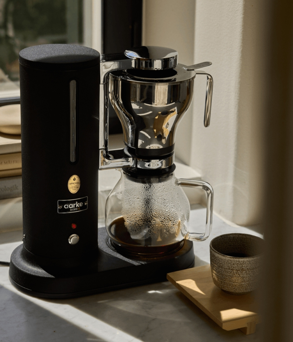 Kaffemaskin i mattsvart - Aarke