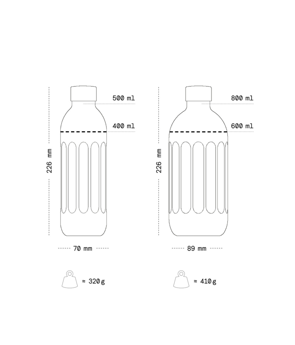 To-Go bottle til Carbonator Pro - Aarke