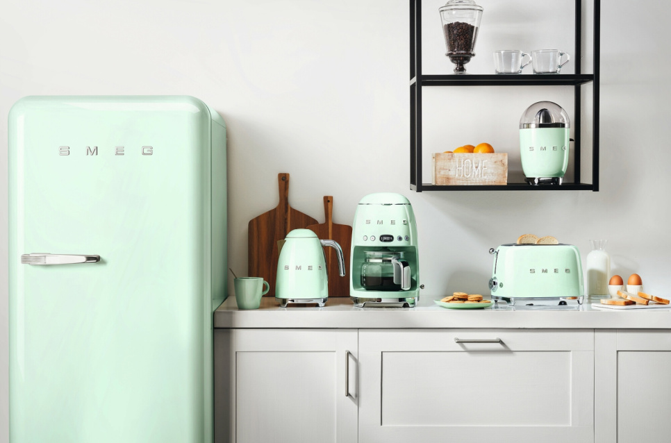 Kaffetrakter, Pastellgrønn - Smeg