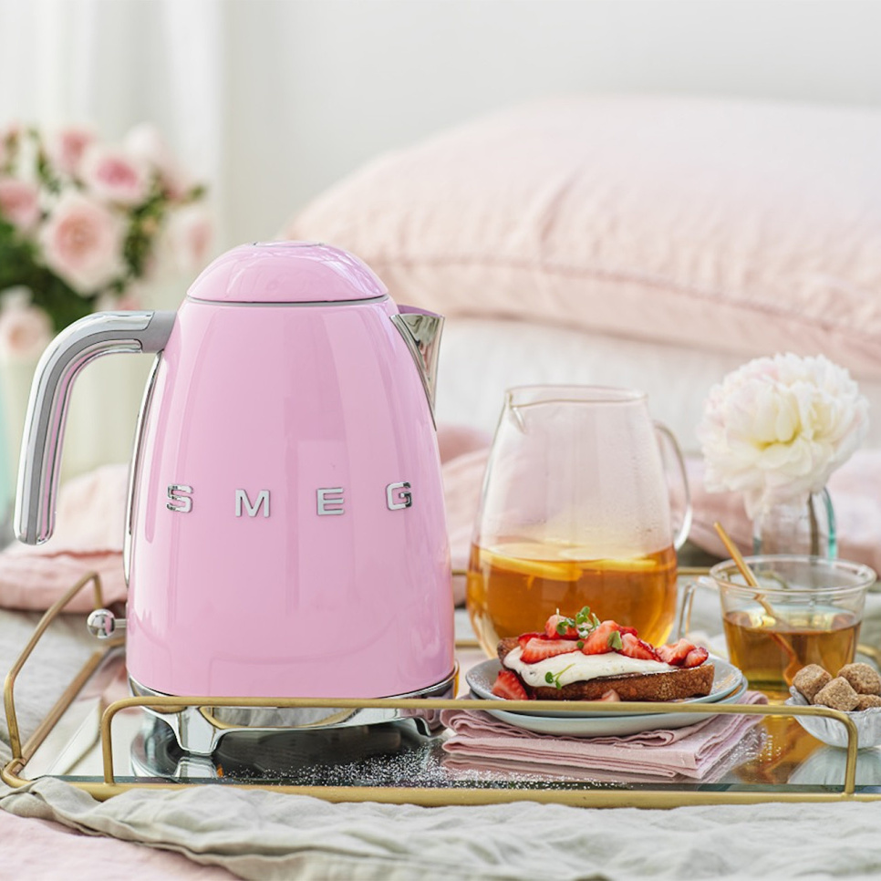 Vannkoker, 1,7 L, Rosa - Smeg