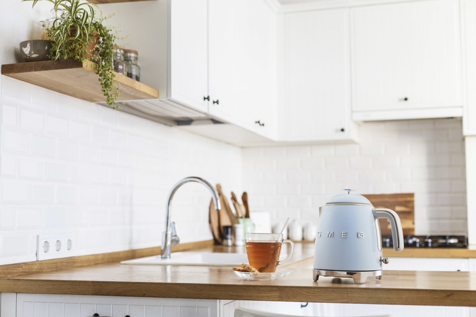 Vannkoker, 0,8 L, Pastellblå - Smeg