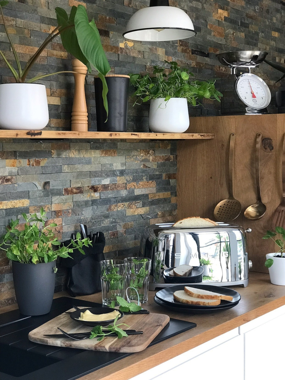 Brødrister, 4 plater, Lange rom - Smeg - Rustfritt stål