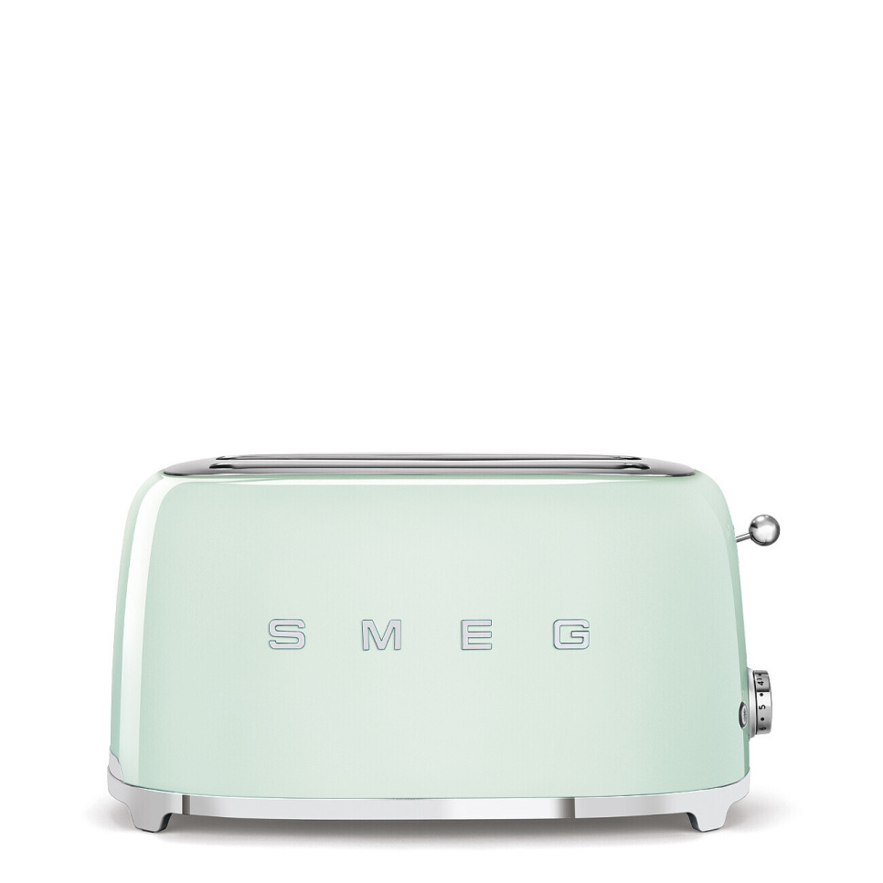 Brødrister, 4 plater, Lange rom, Pastellgrønn - Smeg i gruppen Kjøkkenapparater. / Varme & Koke / Brødrister hos The Kitchen Lab (1984-25005)