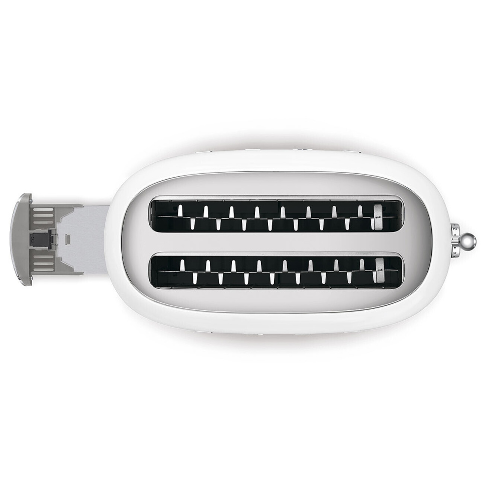 Brødrister, 4 plater, Lange rom, Hvit - Smeg