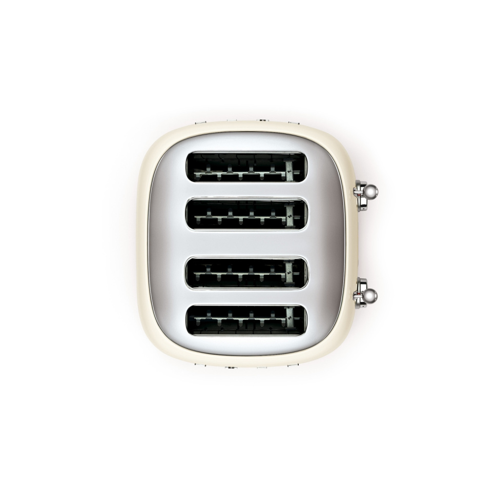 Brødrister, 4 plater, kremfarget - Smeg