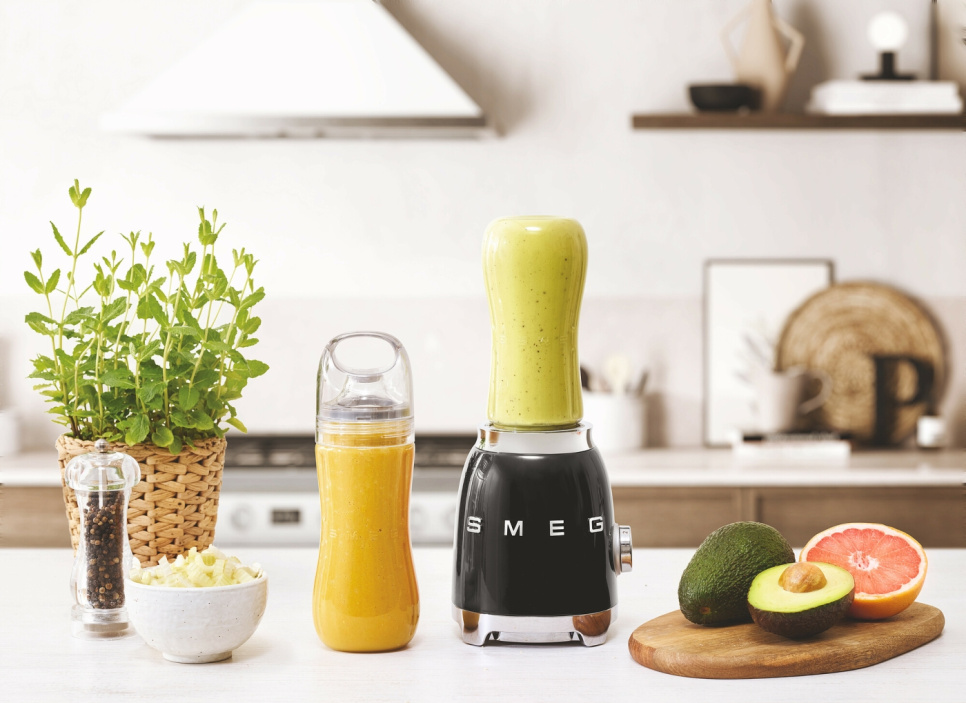 Personlig blender / mini-mikser, Svart - Smeg