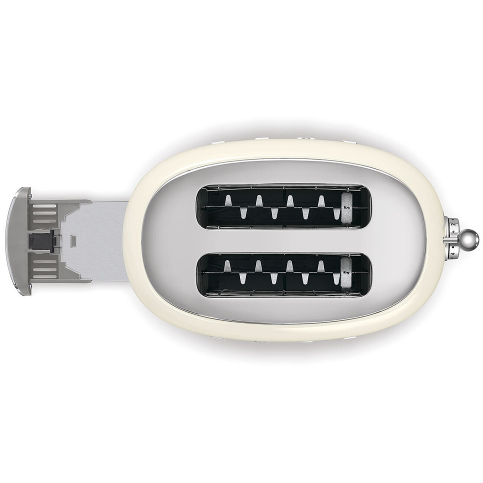 Brødrister, 2 plater, kremfarget - Smeg