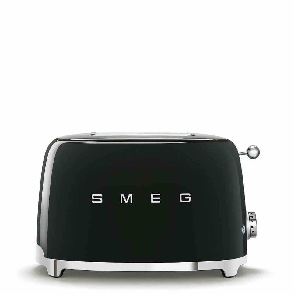 Brødrister, 2 plater, svart - Smeg i gruppen Kjøkkenapparater. / Varme & Koke / Brødrister hos The Kitchen Lab (1984-31473)