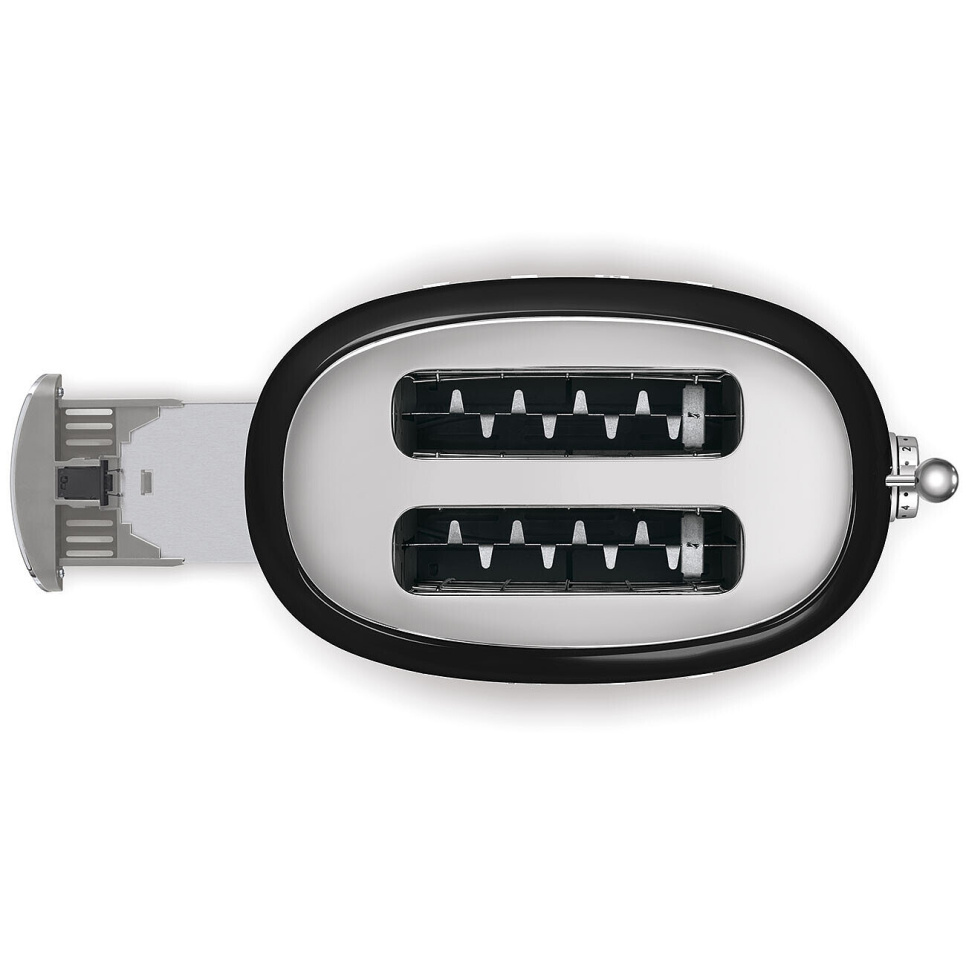 Brødrister, 2 plater, svart - Smeg