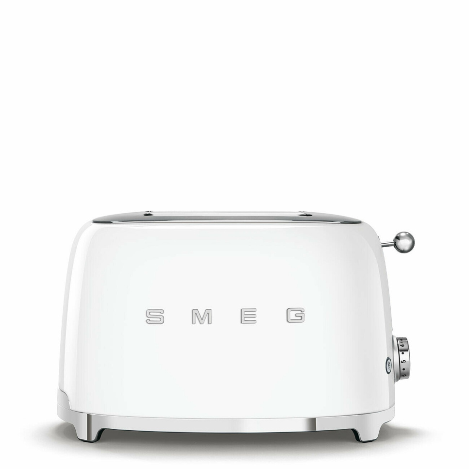 Brødrister, 2 plater, Hvit - Smeg i gruppen Kjøkkenapparater. / Varme & Koke / Brødrister hos The Kitchen Lab (1984-31478)