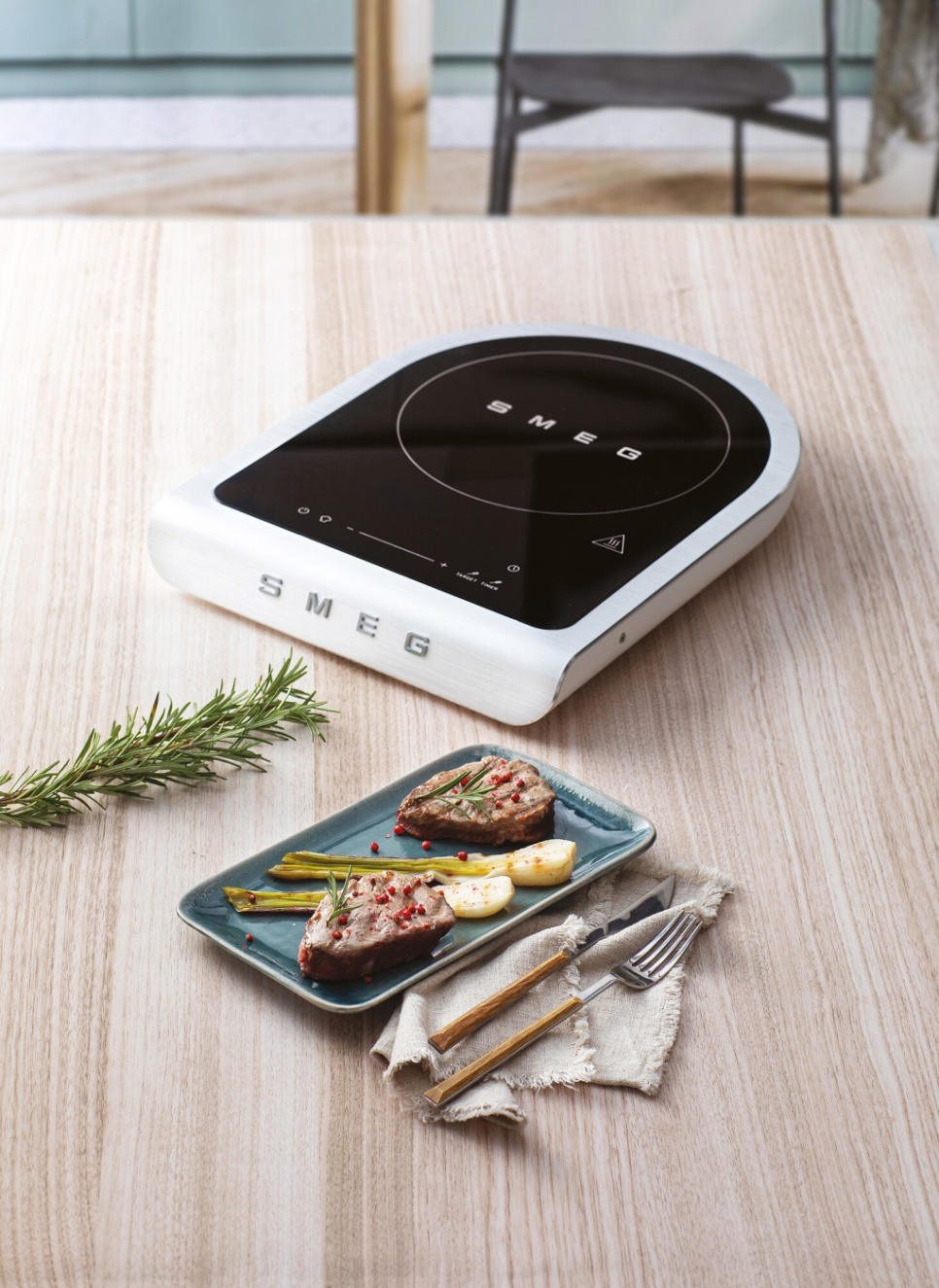 Induksjonstopp, Hvit - Smeg