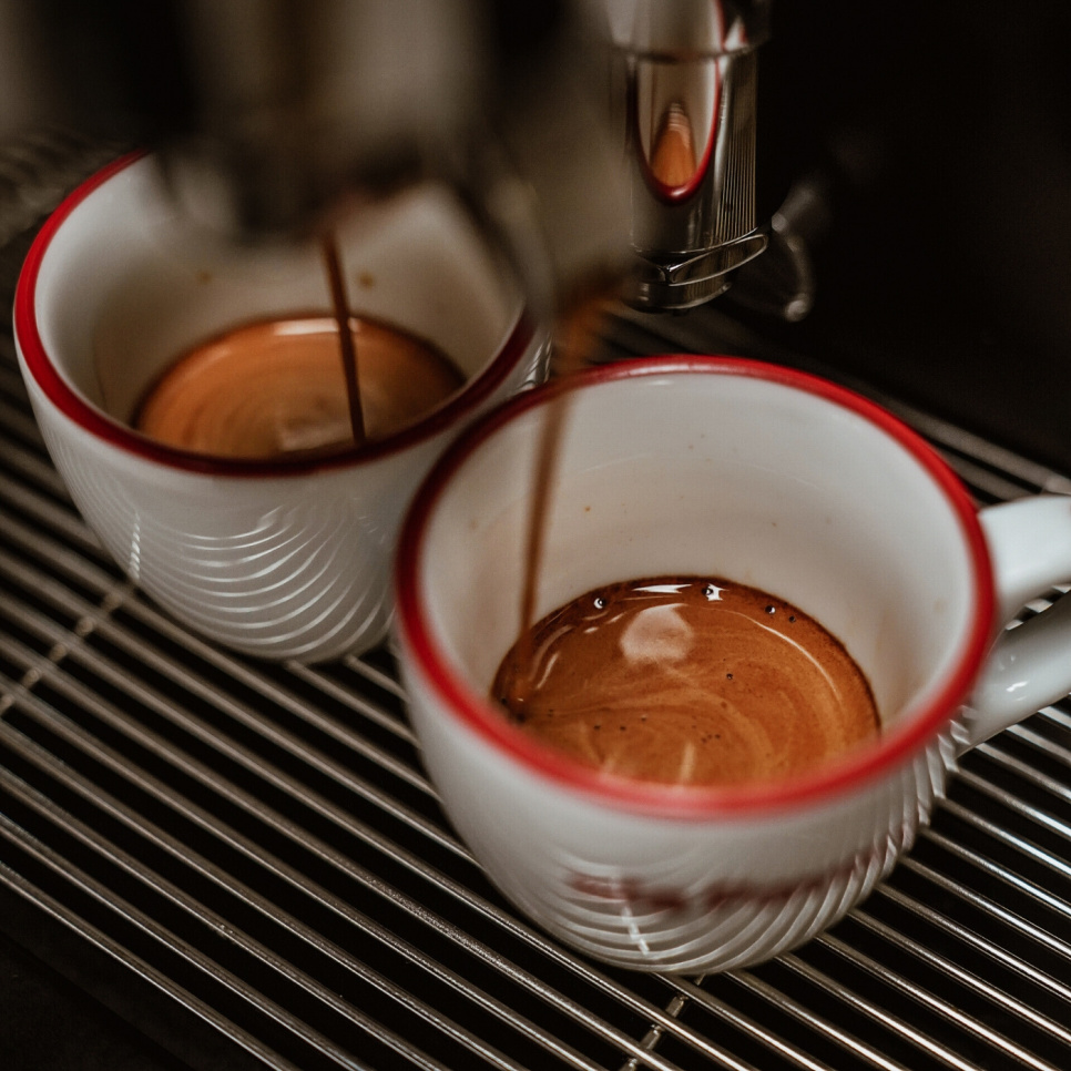 Espressokopper med fat, 6-pakning - La Pavoni