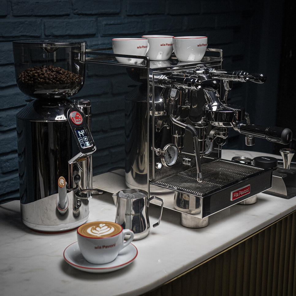 Cappuccinokopper med fat, 6-pakning - La Pavoni