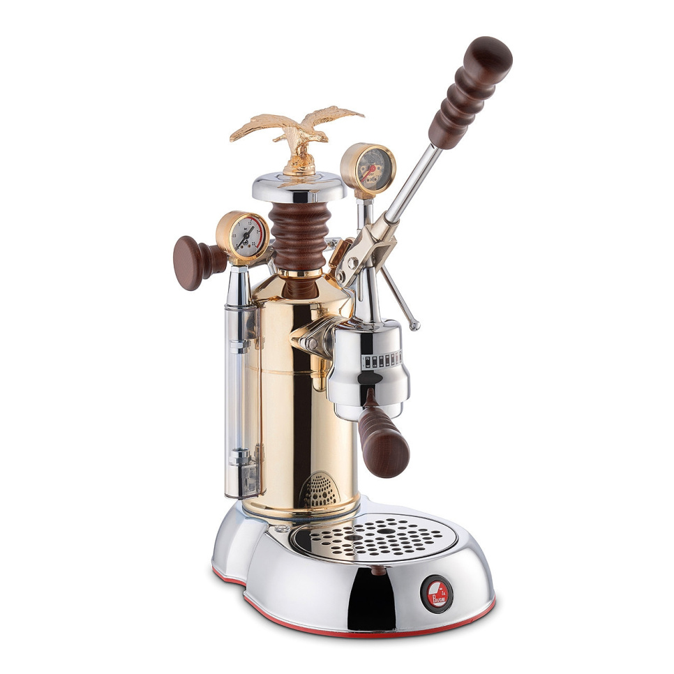 Retro manuell espressomaskin, Esperto Competente, gull - La Pavoni i gruppen Te og kaffe / Brygg kaffe / Espressomaskin hos The Kitchen Lab (1984-31505)