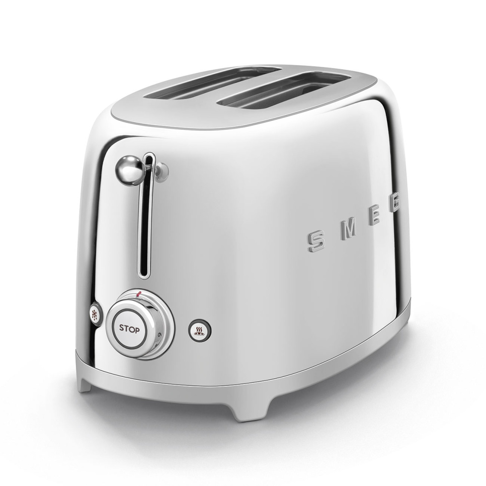 Brødrister, 2 plater, krom - Smeg Brødrister, 2 plater, krom - Smeg