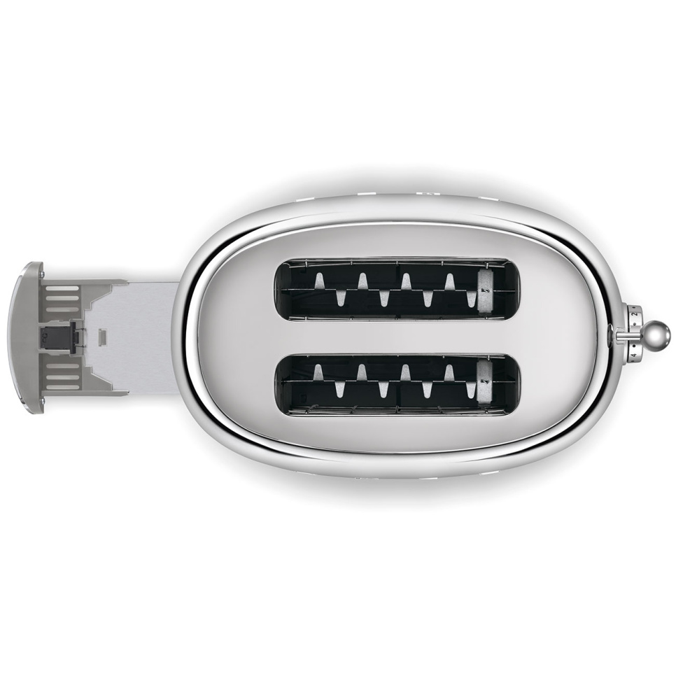 Brødrister, 2 plater, krom - Smeg Brødrister, 2 plater, krom - Smeg