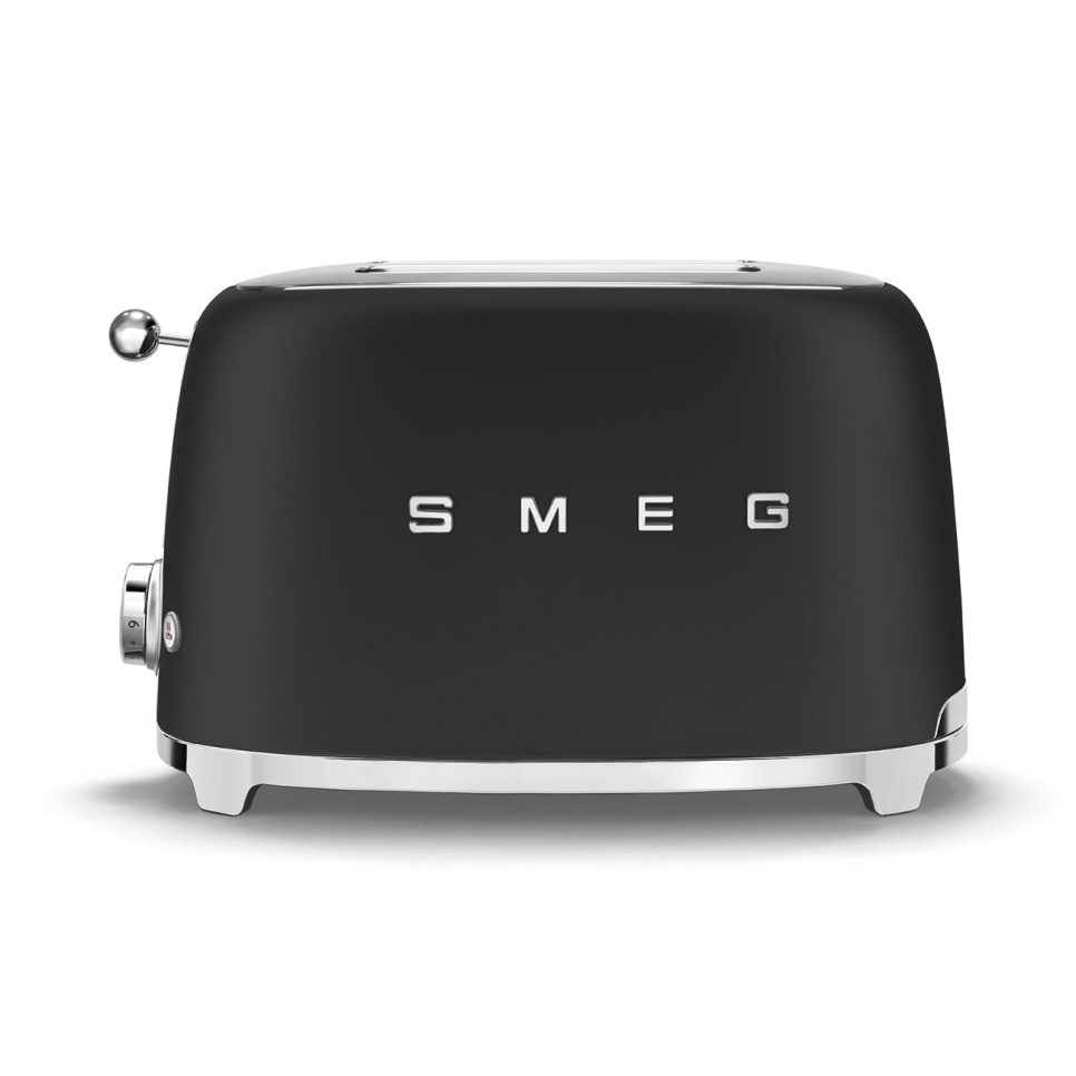 Brødrister, 2 plater, Matt svart - Smeg Brødrister, 2 plater, Matt svart - Smeg