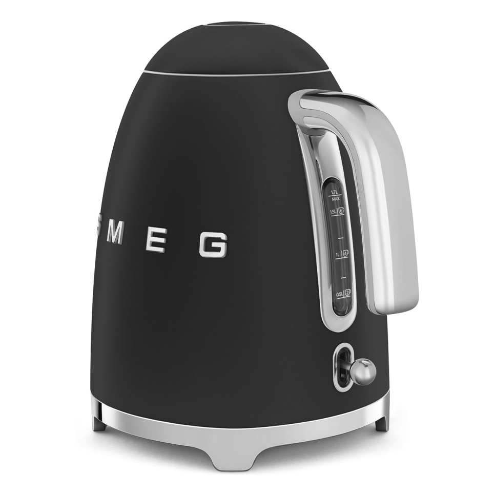 Vannkoker, 1,7 L, Matt svart - Smeg Vannkoker, 1,7 L, Matt svart - Smeg