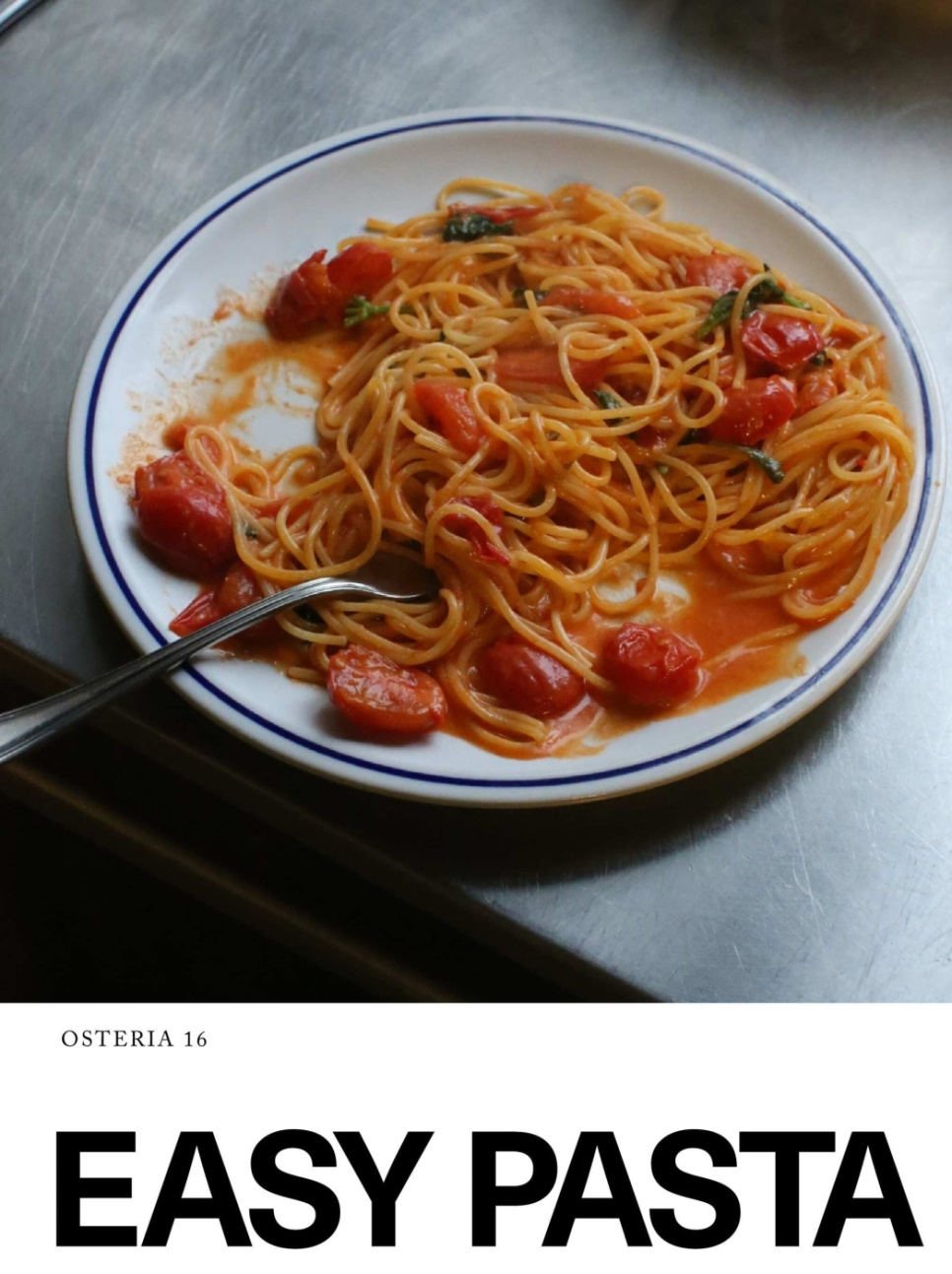 Easy Pasta - Osteria 16 i gruppen Matlaging / Kokebøker / Råvarer & Teknikk / Pasta & Pizza hos The Kitchen Lab (1987-35567)