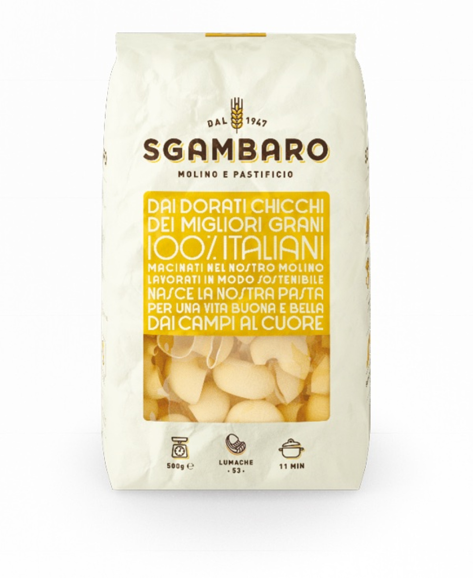 Lumache Linea Gialla Marco Aurelio, 500g - Sgambaro i gruppen Matlaging / Kolonial hos The Kitchen Lab (2022-28325)