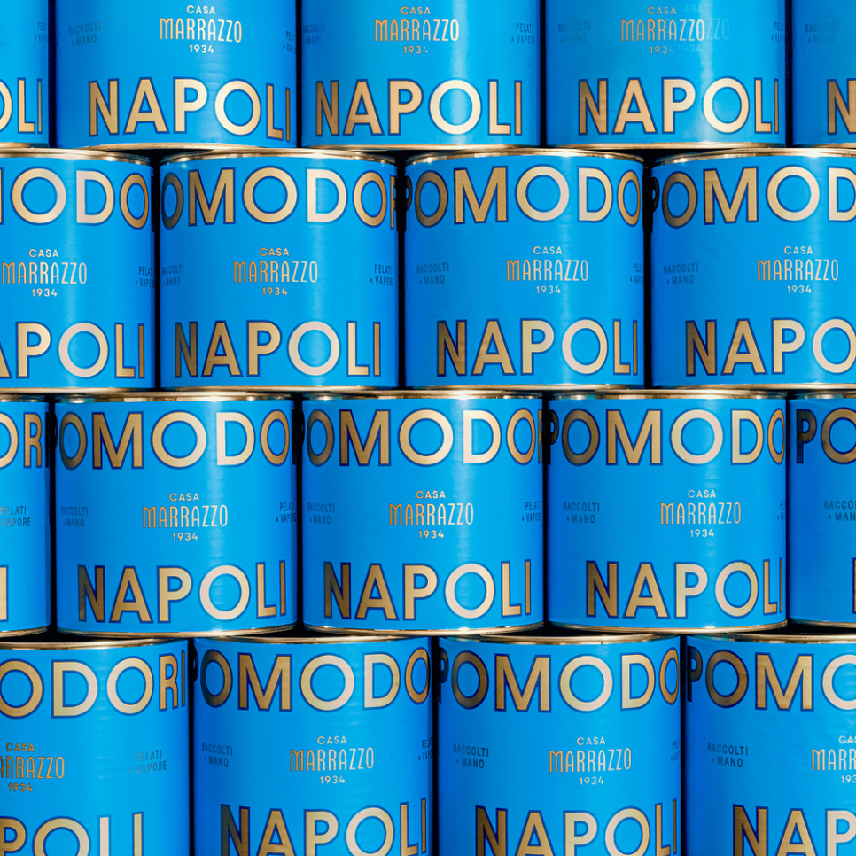 Hele hermetiske tomater, Pomodori Napoli, 2550g - Casa Marrazzo