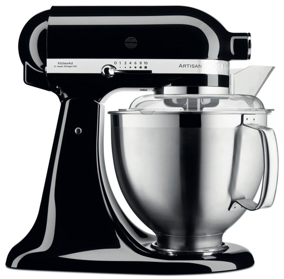 Kjøkkenassistent, Artisan 5KSM185PS, Onyx Black - KitchenAid i gruppen Kjøkkenapparater. / Bland og Hakk / Assistent hos The Kitchen Lab (2069-26681)