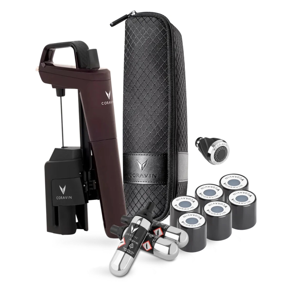 Model timeless six+, Hermitage Red, Limited Edition - Coravin i gruppen Bar og Vin / Tilbehør til vin / Coravin hos The Kitchen Lab (2076-33294)