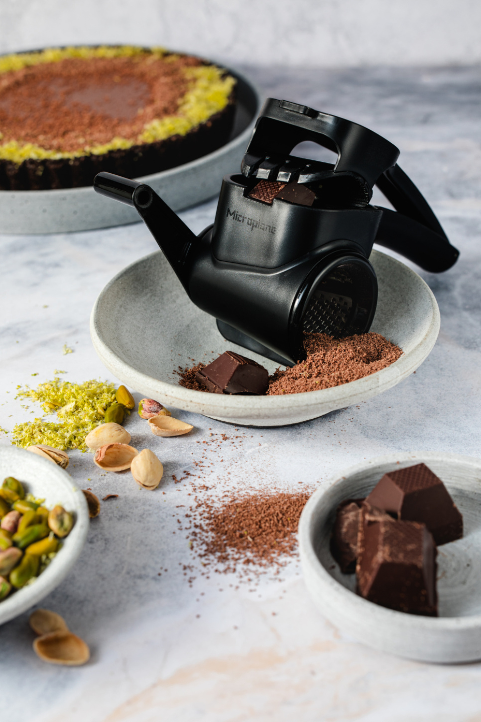 Roterende ostehøvel, parmesanhøvel - Microplane