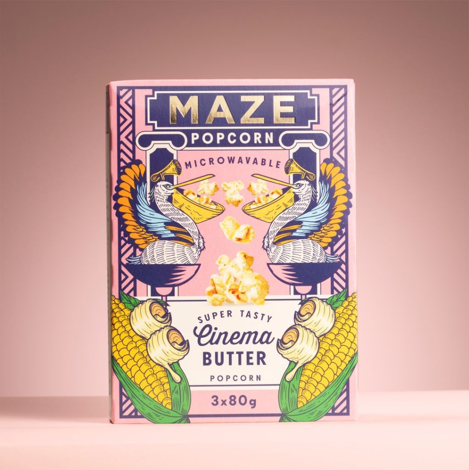 Popcorn 3x80 g - Maze i gruppen Matlaging / Kolonial hos The Kitchen Lab (2155-33444)