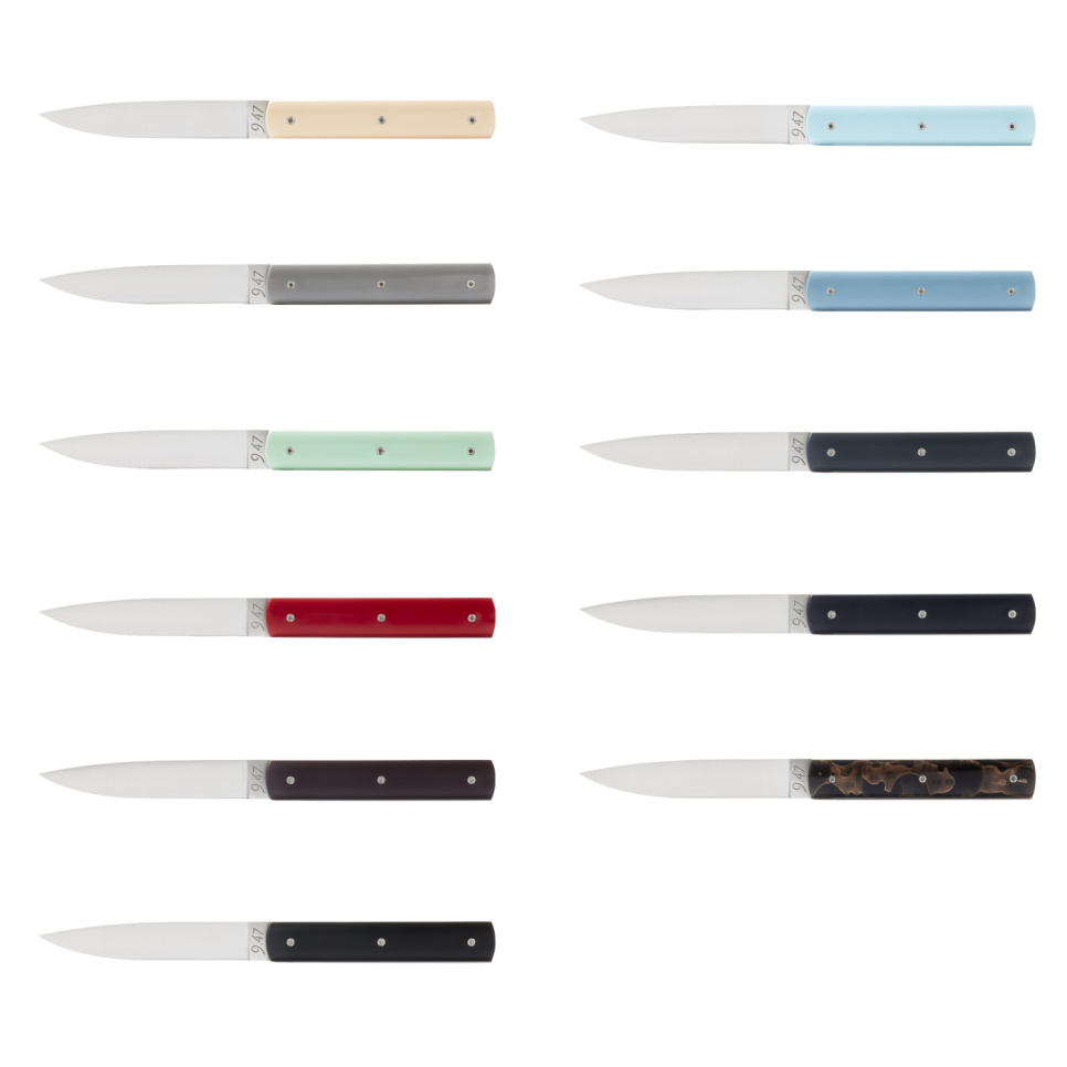 Kjøttkniv 9.47, håndlaget med håndtak i POM - Perceval i gruppen Borddekking / Bestikk / Kniver hos The Kitchen Lab (2174-28792)