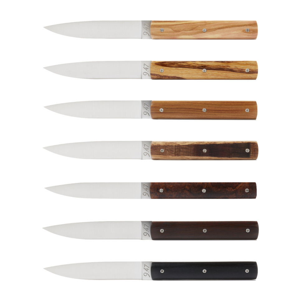 Kjøttkniv 9.47, håndlaget med trehåndtak - Perceval i gruppen Borddekking / Bestikk / Kniver hos The Kitchen Lab (2174-28793)
