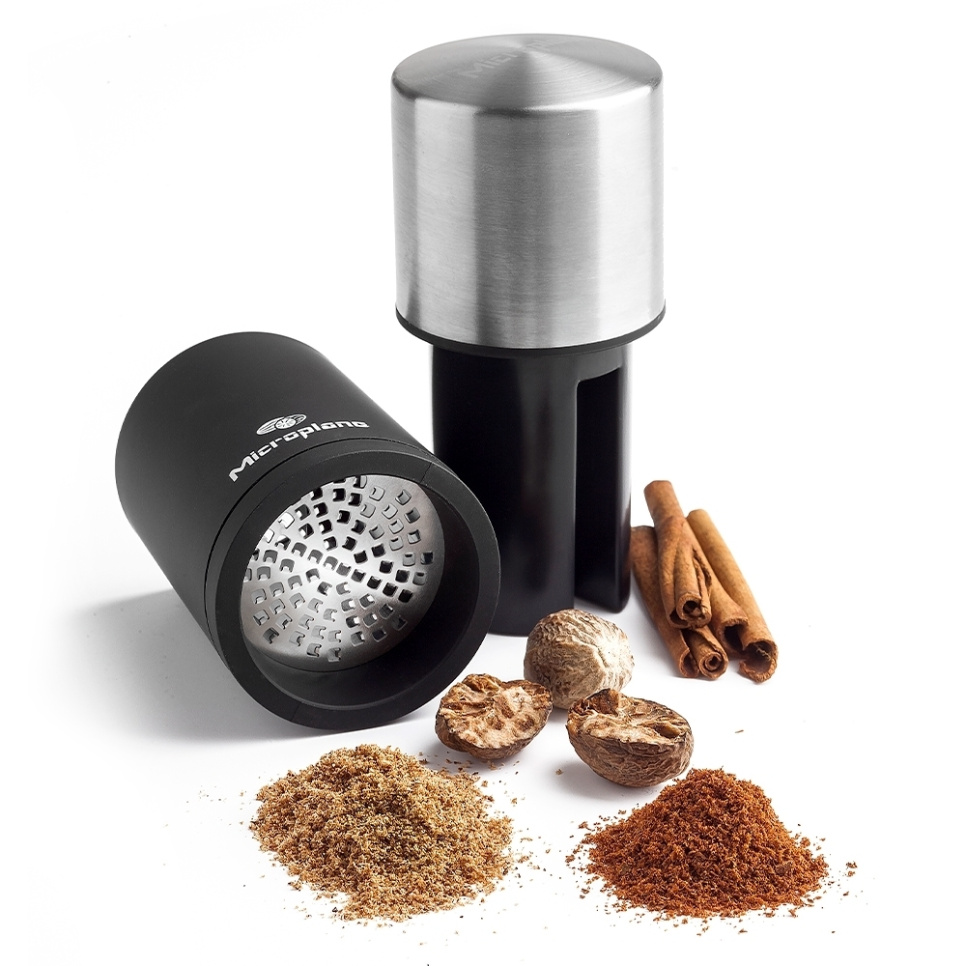 Krydderkvern med oppbevaring, 2in1 - Microplane Krydderkvern med oppbevaring, 2in1 - Microplane