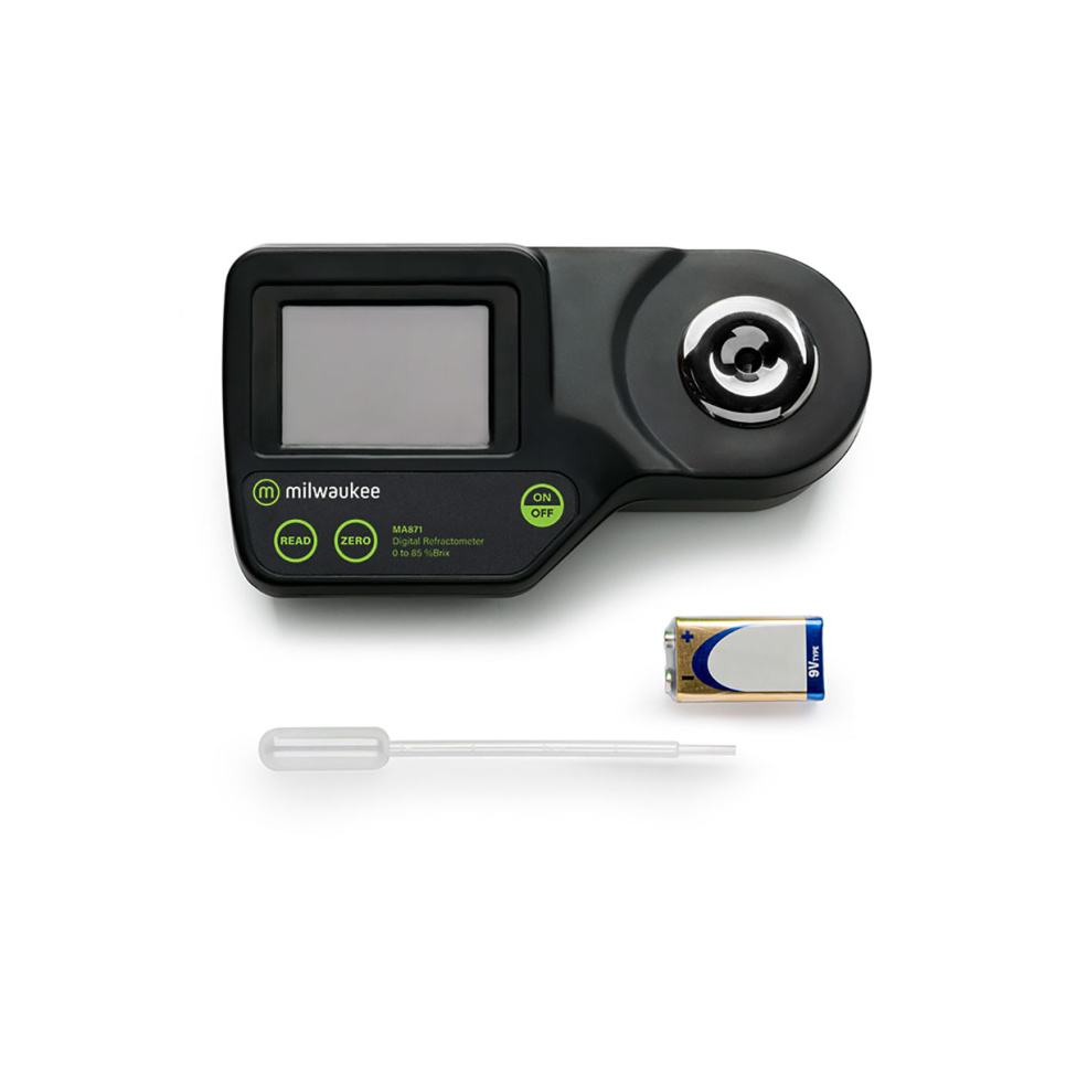 Refraktometer / Sukkermåler 0-85% BRIX - Milwaukee