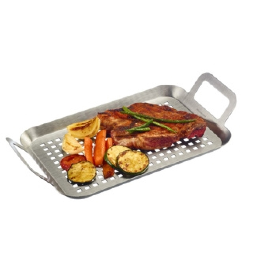 Perforert grillplate i rustfritt stål, 34 x 19 cm - Westmark Perforert grillplate i rustfritt stål, 34 x 19 cm - Westmark