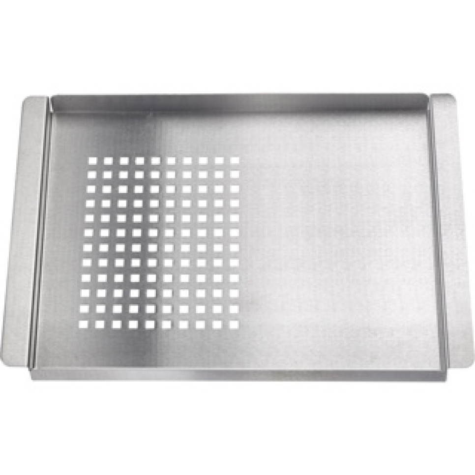 Grillplate i rustfritt stål 2 i 1, 34 x 23 cm - Westmark Grillplate i rustfritt stål 2 i 1, 34 x 23 cm - Westmark